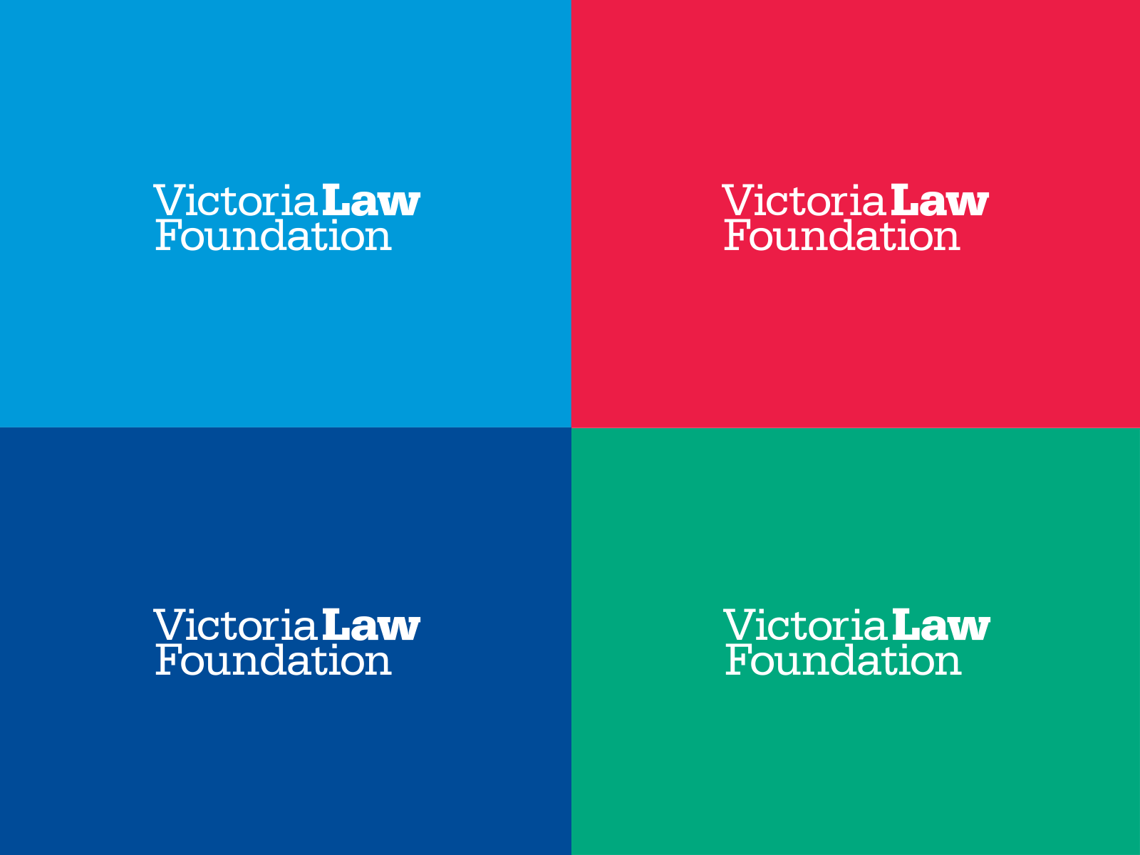 Victoria Law Foundation brand design